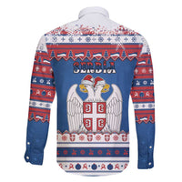 Serbia Christmas Family Matching Long Sleeve Bodycon Dress and Hawaiian Shirt I Am The Serbian Elf - Wonder Print Shop