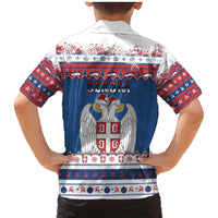Serbia Christmas Family Matching Mermaid Dress and Hawaiian Shirt I Am The Serbian Elf - Wonder Print Shop