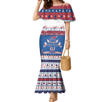 Serbia Christmas Family Matching Mermaid Dress and Hawaiian Shirt I Am The Serbian Elf - Wonder Print Shop