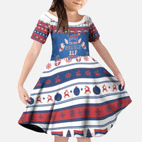 Serbia Christmas Family Matching Off Shoulder Maxi Dress and Hawaiian Shirt I Am The Serbian Elf - Wonder Print Shop