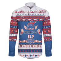 Serbia Christmas Family Matching Off Shoulder Maxi Dress and Hawaiian Shirt I Am The Serbian Elf - Wonder Print Shop