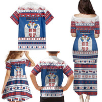 Serbia Christmas Family Matching Puletasi and Hawaiian Shirt I Am The Serbian Elf - Wonder Print Shop