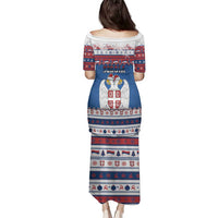 Serbia Christmas Family Matching Puletasi and Hawaiian Shirt I Am The Serbian Elf - Wonder Print Shop