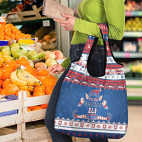 Serbia Christmas Grocery Bag I Am The Serbian Elf - Wonder Print Shop