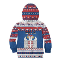 Serbia Christmas Kid Hoodie I Am The Serbian Elf - Wonder Print Shop