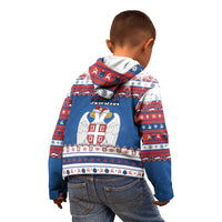 Serbia Christmas Kid Hoodie I Am The Serbian Elf - Wonder Print Shop