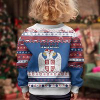 Serbia Christmas Kid Ugly Christmas Sweater I Am The Serbian Elf - Wonder Print Shop