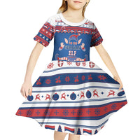 Serbia Christmas Kid Short Sleeve Dress I Am The Serbian Elf - Wonder Print Shop