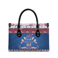 Serbia Christmas Leather Bag I Am The Serbian Elf - Wonder Print Shop