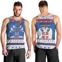 Serbia Christmas Men Tank Top I Am The Serbian Elf - Wonder Print Shop
