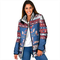 Serbia Christmas Padded Jacket I Am The Serbian Elf - Wonder Print Shop