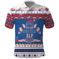 Serbia Christmas Polo Shirt I Am The Serbian Elf - Wonder Print Shop