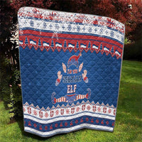 Serbia Christmas Quilt I Am The Serbian Elf - Wonder Print Shop