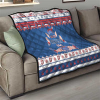 Serbia Christmas Quilt I Am The Serbian Elf - Wonder Print Shop