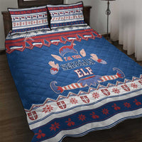 Serbia Christmas Quilt Bed Set I Am The Serbian Elf - Wonder Print Shop