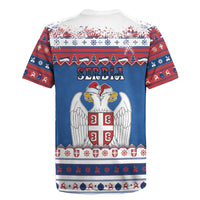 Serbia Christmas Rugby Jersey I Am The Serbian Elf - Wonder Print Shop