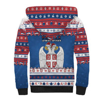 Serbia Christmas Sherpa Hoodie I Am The Serbian Elf - Wonder Print Shop