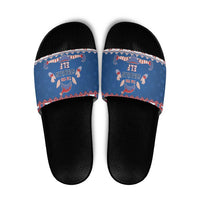 Serbia Christmas Slide Sandals I Am The Serbian Elf - Wonder Print Shop