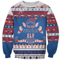 Serbia Christmas Sweatshirt I Am The Serbian Elf - Wonder Print Shop