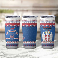 Serbia Christmas Tumbler Cup I Am The Serbian Elf - Wonder Print Shop