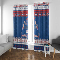 Serbia Christmas Window Curtain I Am The Serbian Elf - Wonder Print Shop