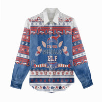 Serbia Christmas Women Casual Shirt I Am The Serbian Elf - Wonder Print Shop