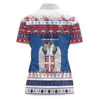 Serbia Christmas Women Polo Shirt I Am The Serbian Elf - Wonder Print Shop