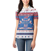 Serbia Christmas Women Polo Shirt I Am The Serbian Elf - Wonder Print Shop