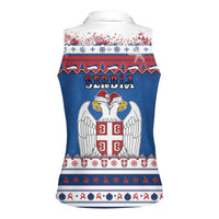 Serbia Christmas Women Sleeveless Polo Shirt I Am The Serbian Elf - Wonder Print Shop