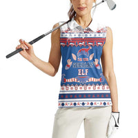 Serbia Christmas Women Sleeveless Polo Shirt I Am The Serbian Elf - Wonder Print Shop