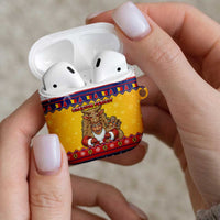 Romania Christmas AirPods Case Romanian Masked Santa - Wonder Print Shop