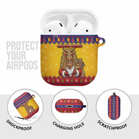 Romania Christmas AirPods Case Romanian Masked Santa - Wonder Print Shop