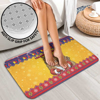 Romania Christmas Bathroom Set Romanian Masked Santa - Wonder Print Shop