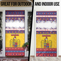 Romania Christmas Door Cover Romanian Masked Santa - Wonder Print Shop