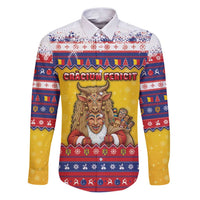 Romania Christmas Family Matching Puletasi and Hawaiian Shirt Romanian Masked Santa - Wonder Print Shop