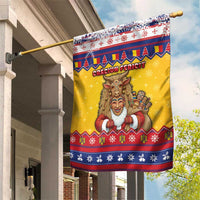 Romania Christmas Garden Flag Romanian Masked Santa - Wonder Print Shop