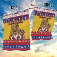 Romania Christmas Garden Flag Romanian Masked Santa - Wonder Print Shop