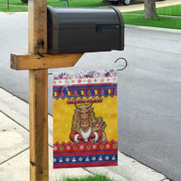 Romania Christmas Garden Flag Romanian Masked Santa - Wonder Print Shop