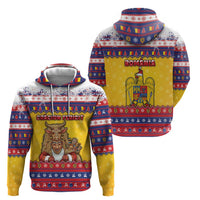 Romania Christmas Hoodie Romanian Masked Santa - Wonder Print Shop