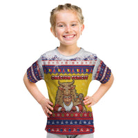 Romania Christmas Kid T Shirt Romanian Masked Santa - Wonder Print Shop