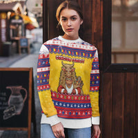 Romania Christmas Ugly Christmas Sweater Romanian Masked Santa - Wonder Print Shop