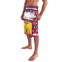 Romania Christmas Lavalava Romanian Masked Santa - Wonder Print Shop