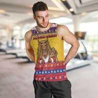 Romania Christmas Men Tank Top Romanian Masked Santa - Wonder Print Shop