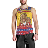 Romania Christmas Men Tank Top Romanian Masked Santa - Wonder Print Shop