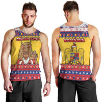 Romania Christmas Men Tank Top Romanian Masked Santa - Wonder Print Shop