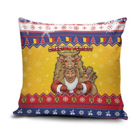 Romania Christmas Pillow Cover Romanian Masked Santa - Wonder Print Shop