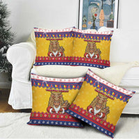 Romania Christmas Pillow Cover Romanian Masked Santa - Wonder Print Shop