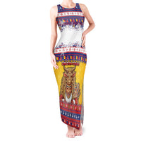 Romania Christmas Tank Maxi Dress Romanian Masked Santa - Wonder Print Shop