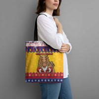 Romania Christmas Tote Bag Romanian Masked Santa - Wonder Print Shop