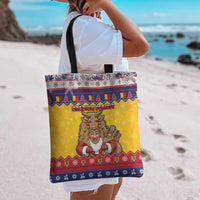 Romania Christmas Tote Bag Romanian Masked Santa - Wonder Print Shop